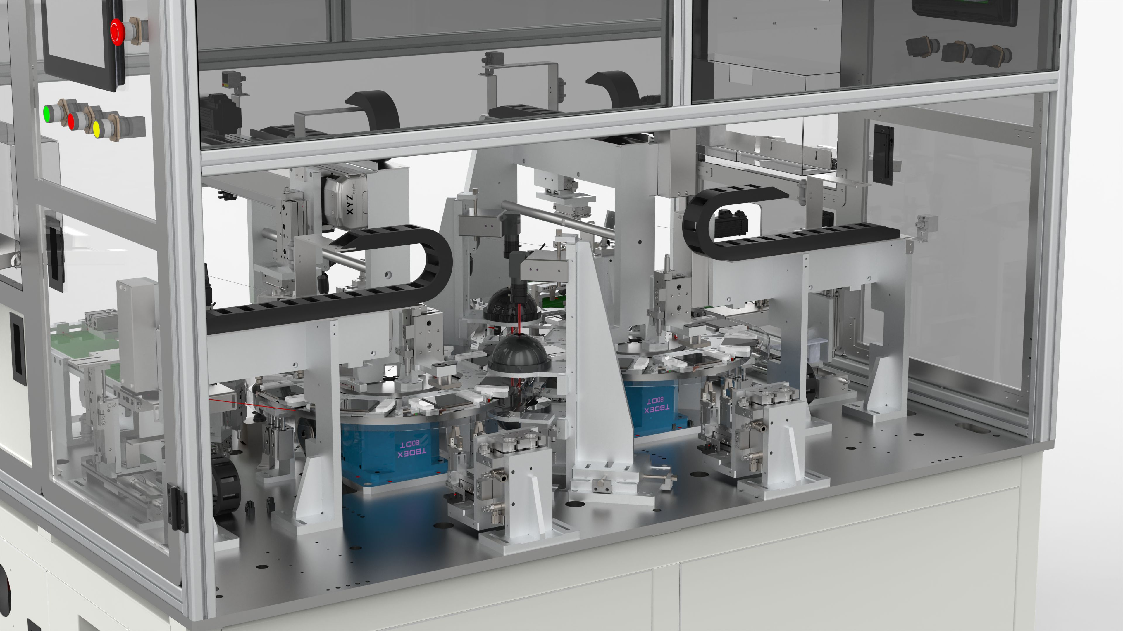 3D model Automatic Double Station Solder Joint Inspection Equipment