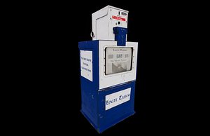 newspaper dispenser news 3D
