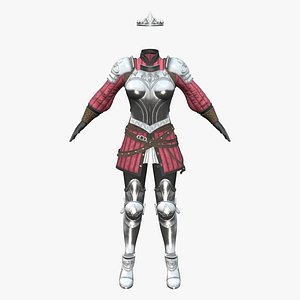 3D model Full Knights Outfit