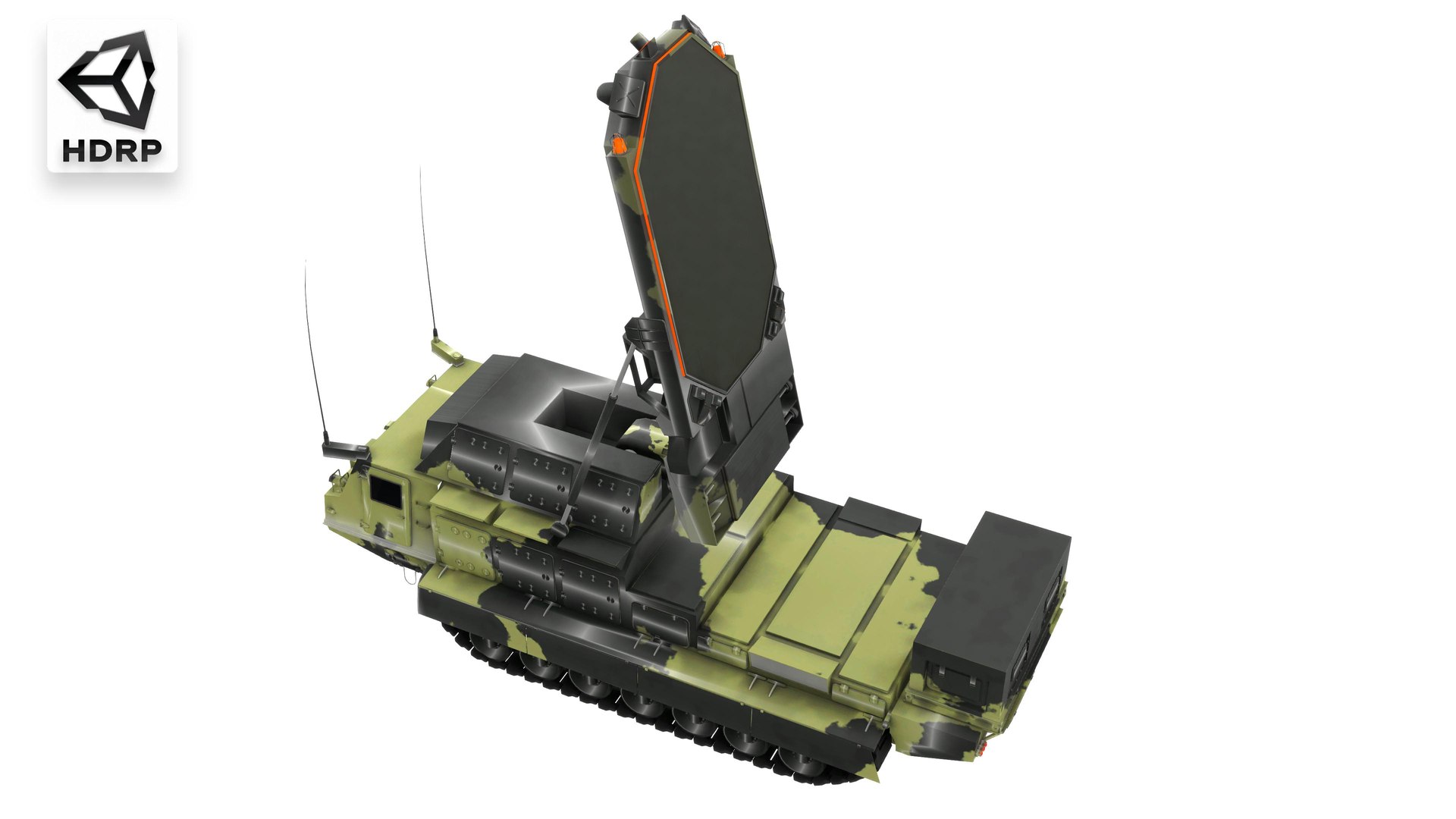 3D Surface-to-air Missile System Unity Hdrp - TurboSquid 2209672
