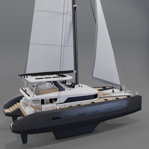 3d Model 3d Catamaran Lagoon 77 Seventy 7 - Turbosquid 1754404