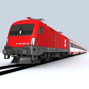 locomotive taurus 3d model