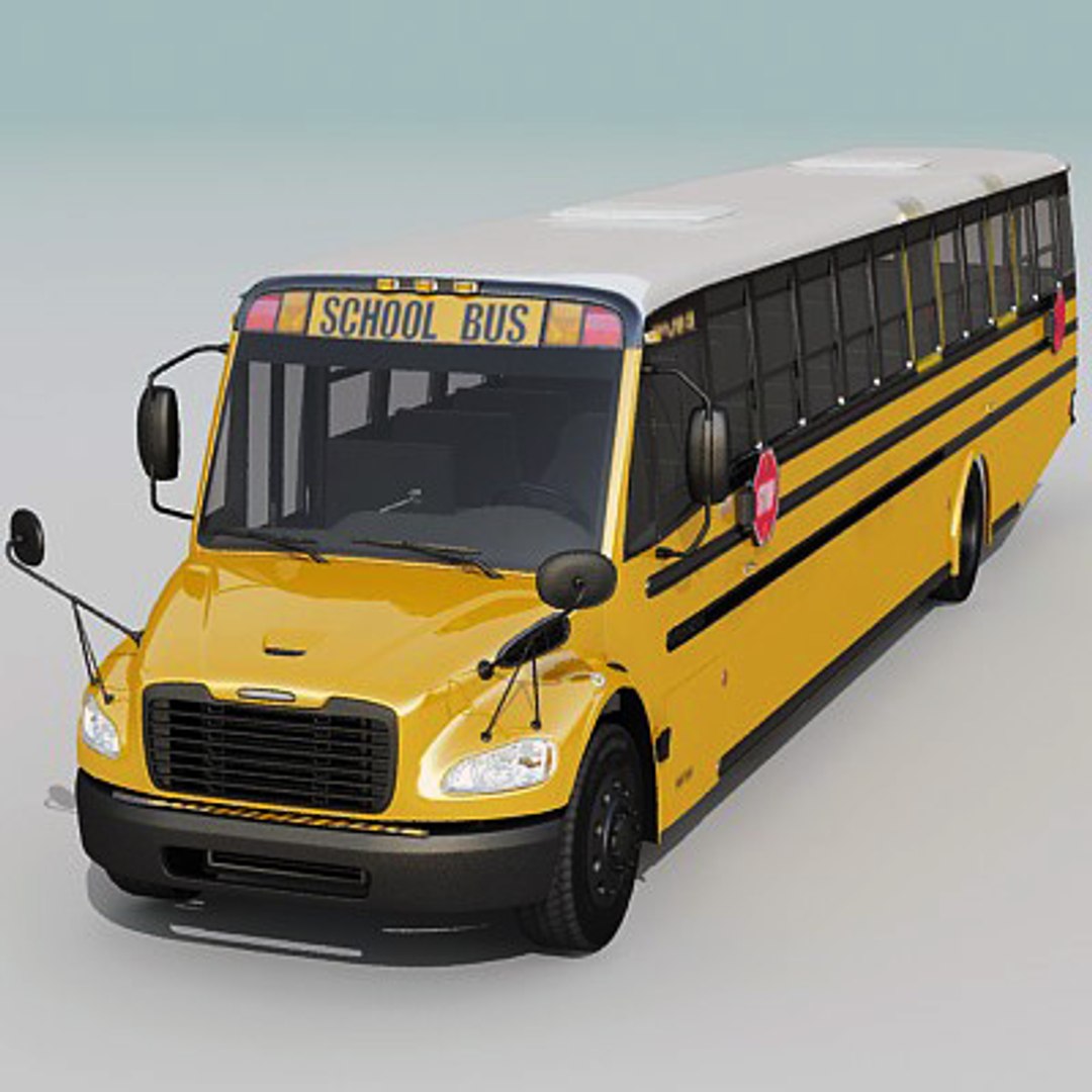 3d School Bus C2
