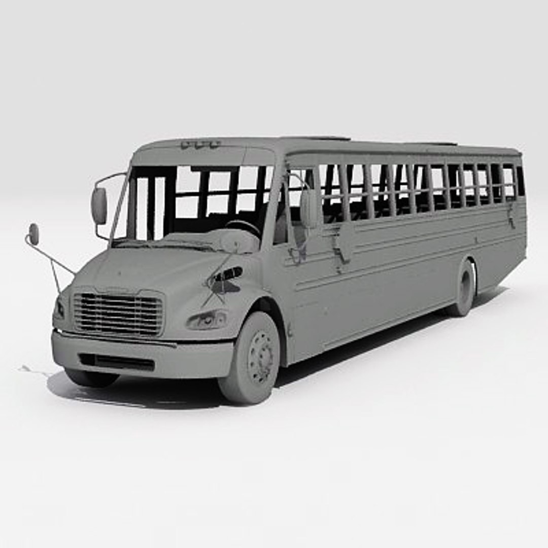 3d School Bus C2