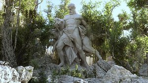 3D model Hercules Forest Sculpture