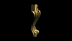 3D model COFFEE TABLE LEG 17