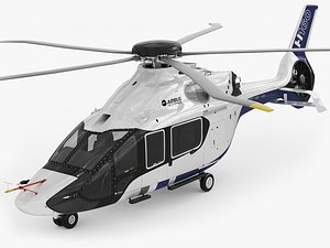 airbus h160 helicopter c4d