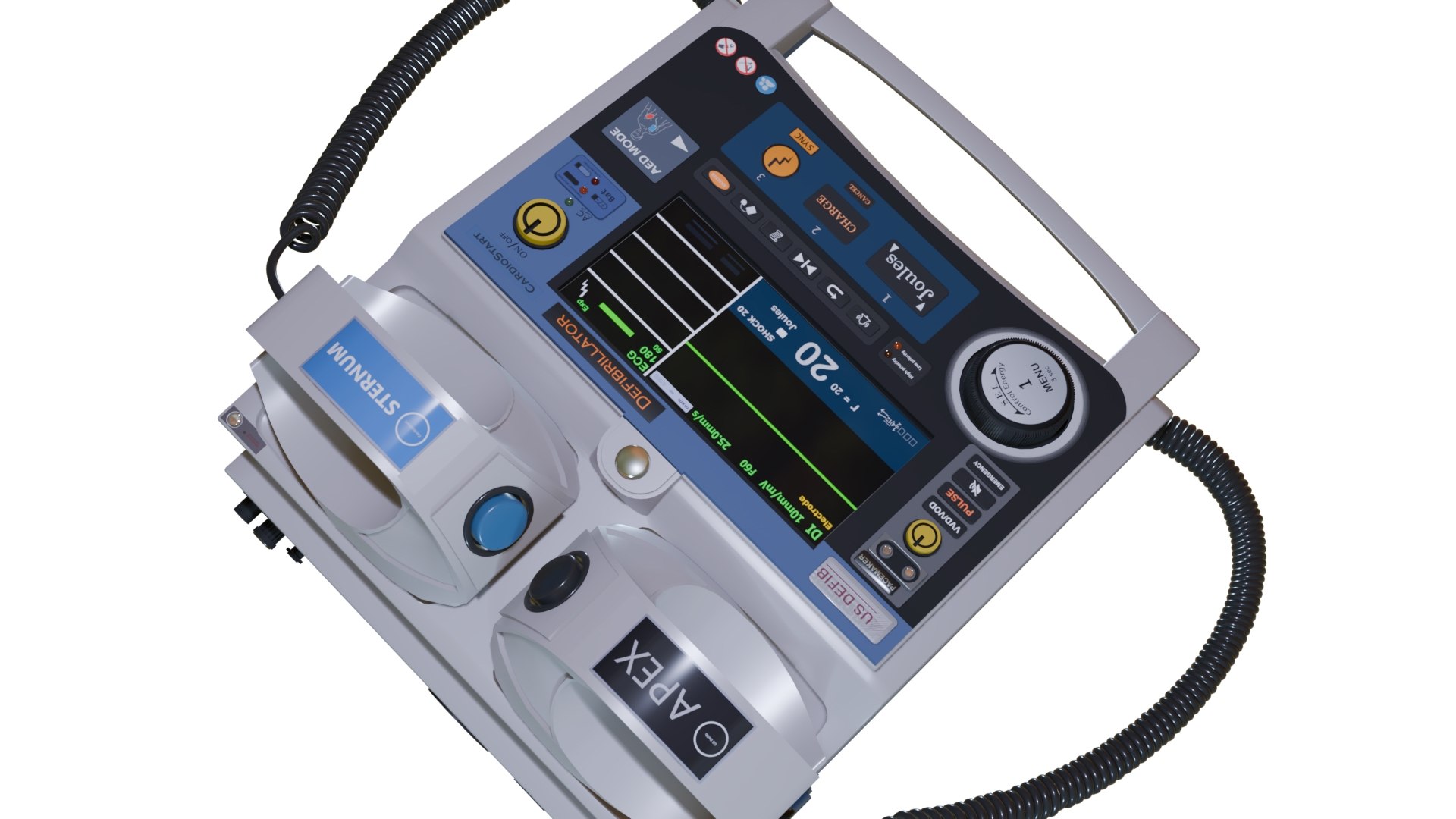 Defibrillator Cardiostart biphasic 3D https://p.turbosquid.com/ts-thumb/wA/1BzKEM/5z/defib_cam03.0118/jpg/1759413836/1920x1080/fit_q87/1fd3bb03005972860b3e8b351c69d99f7a55b631/defib_cam03.0118.jpg
