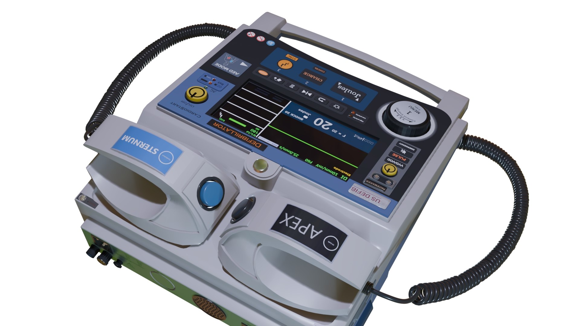 Defibrillator Cardiostart biphasic 3D https://p.turbosquid.com/ts-thumb/wA/1BzKEM/7l/defib_cam02.0077/jpg/1759413832/1920x1080/fit_q87/16e7ef2e199937c44086cad8633aee5b6c4a6db9/defib_cam02.0077.jpg