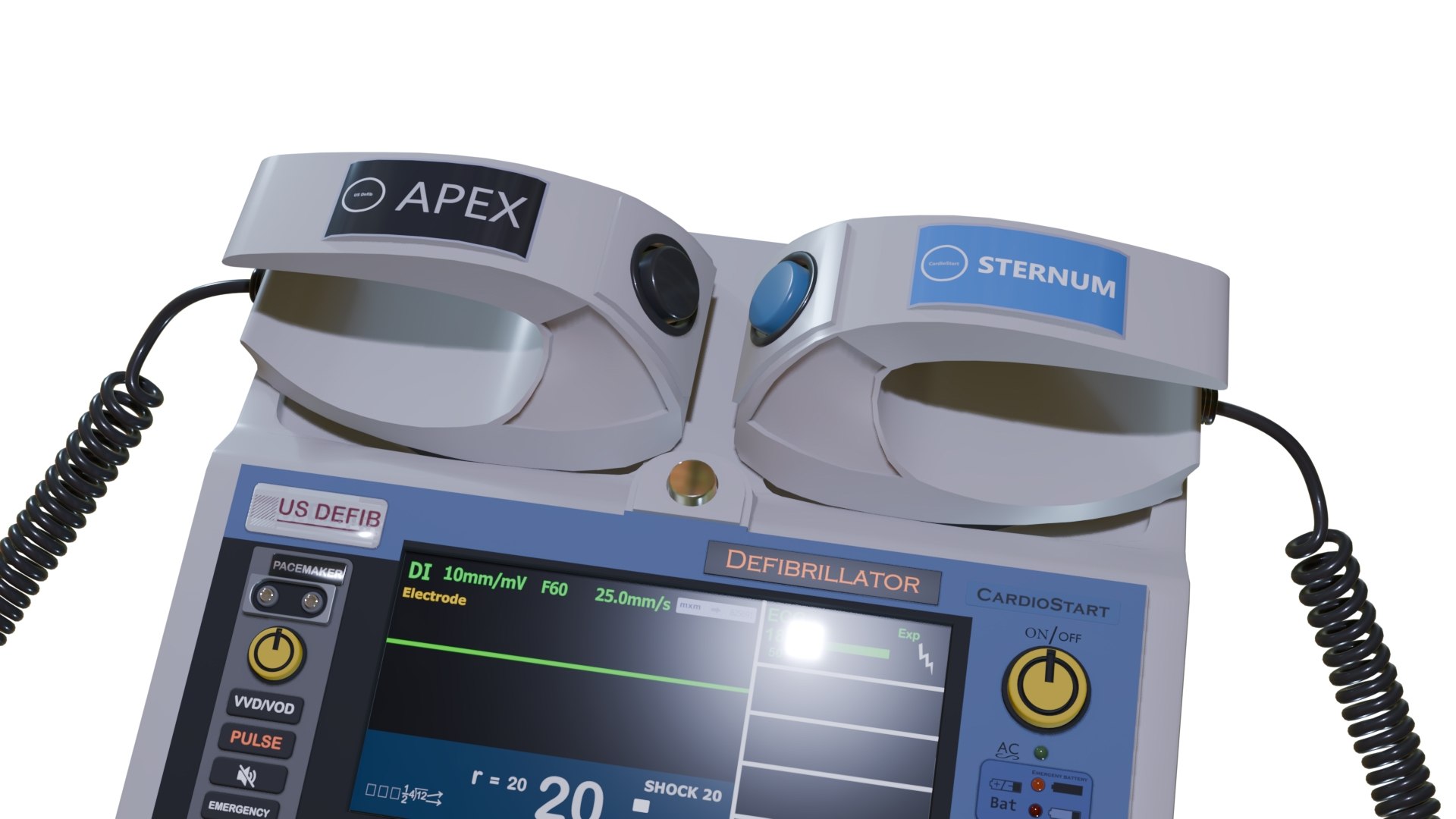 Defibrillator Cardiostart biphasic 3D https://p.turbosquid.com/ts-thumb/wA/1BzKEM/7u/defib_cam05.0100/jpg/1759413846/1920x1080/fit_q87/a31ccc40de26bb06ec7137153ff7915789d90300/defib_cam05.0100.jpg