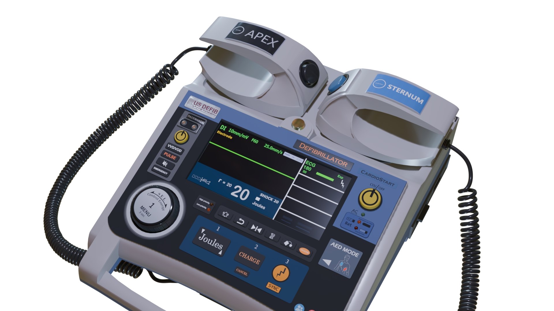 Defibrillator Cardiostart biphasic 3D https://p.turbosquid.com/ts-thumb/wA/1BzKEM/lN/defib_cam05.0047/jpg/1759413844/1920x1080/fit_q87/fa8eda26e8d5c0baf25cff5faa9be0926db0af5b/defib_cam05.0047.jpg