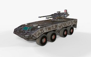 3D space tank model