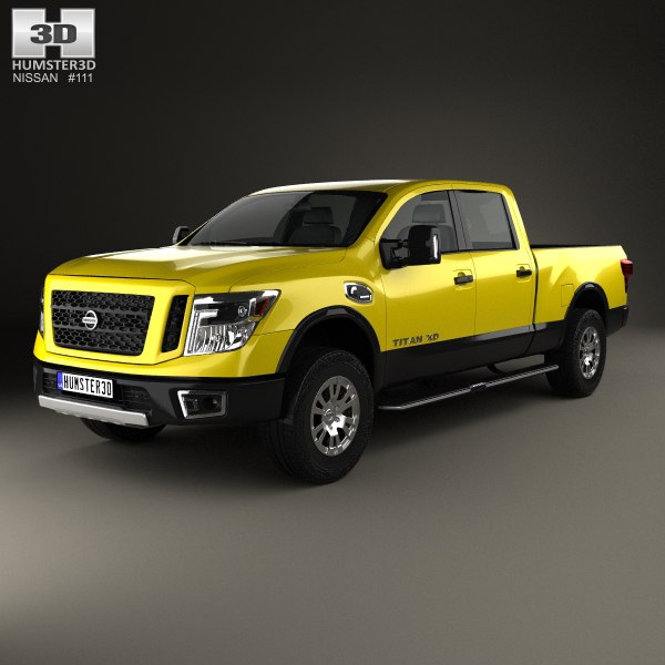 3D nissan titan crew model