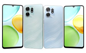 Honor Play 60A Azure Sky And Honor X6D Ocean Cyan