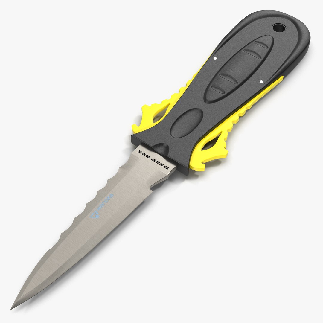 Dive Knife 2 3D Model 3D model preview