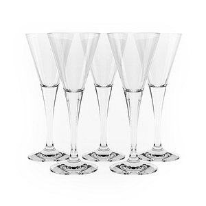 glass champagne 3d model