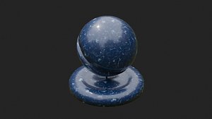 3D blender procedural texture blue marble