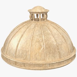 3D model stone dome