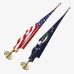 Oval Office USA & President Flags