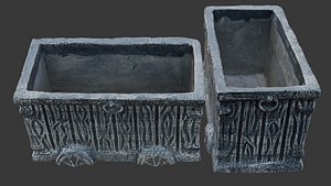 Ornate Grate Panels Scan 3D model