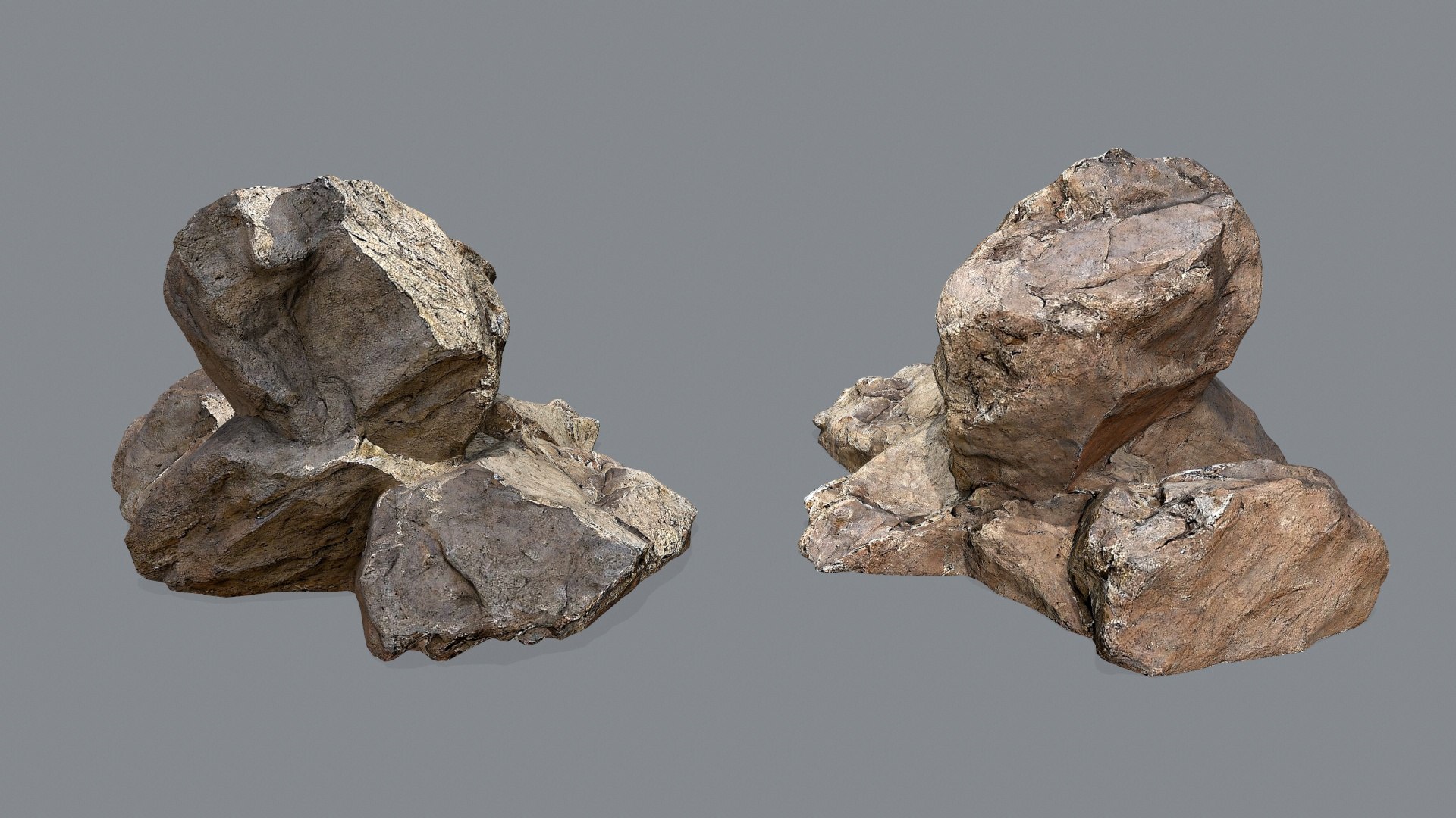 3D Desert Rocks Model - TurboSquid 2219658