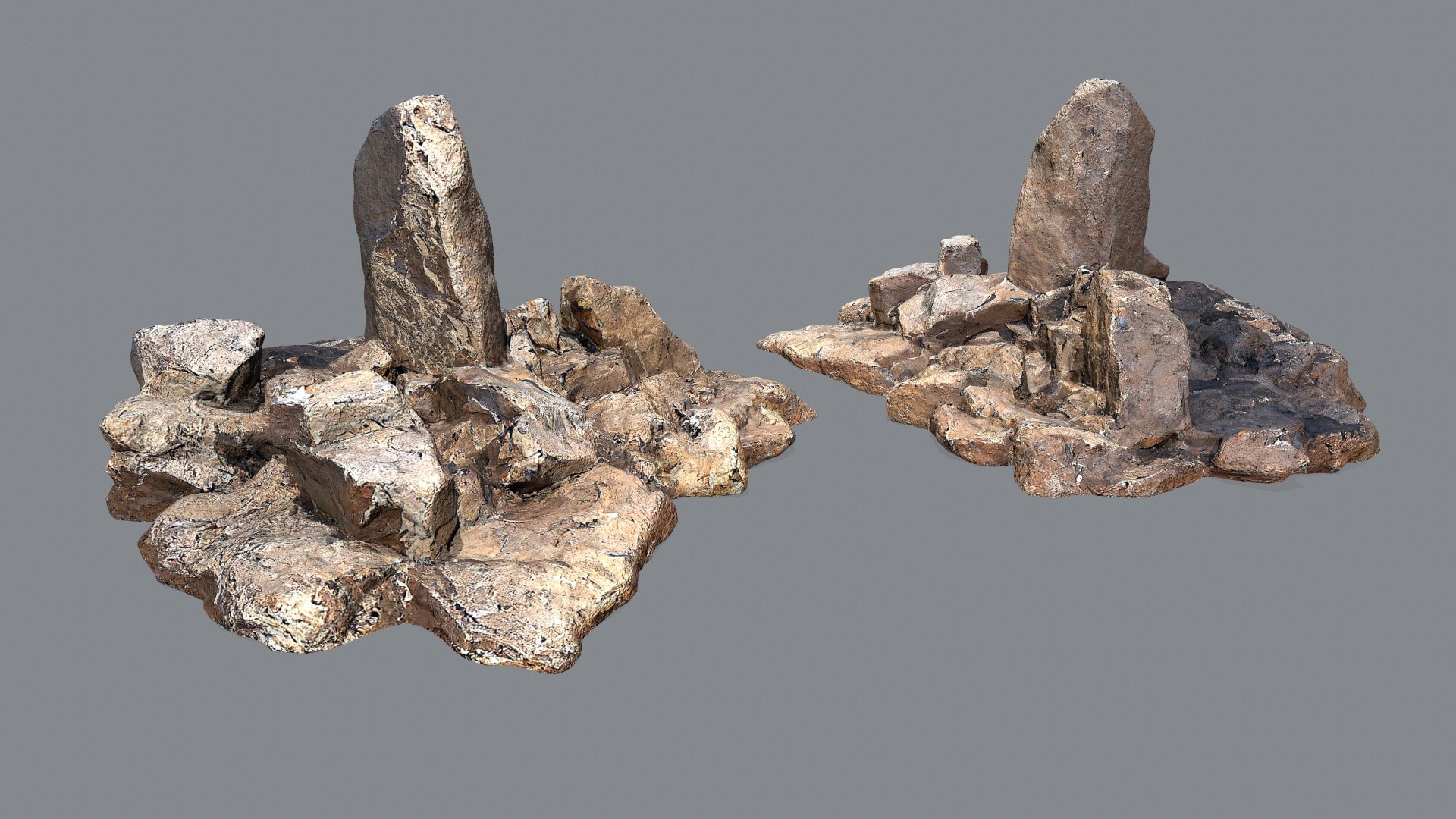 3D Desert Rocks Model - TurboSquid 2219658