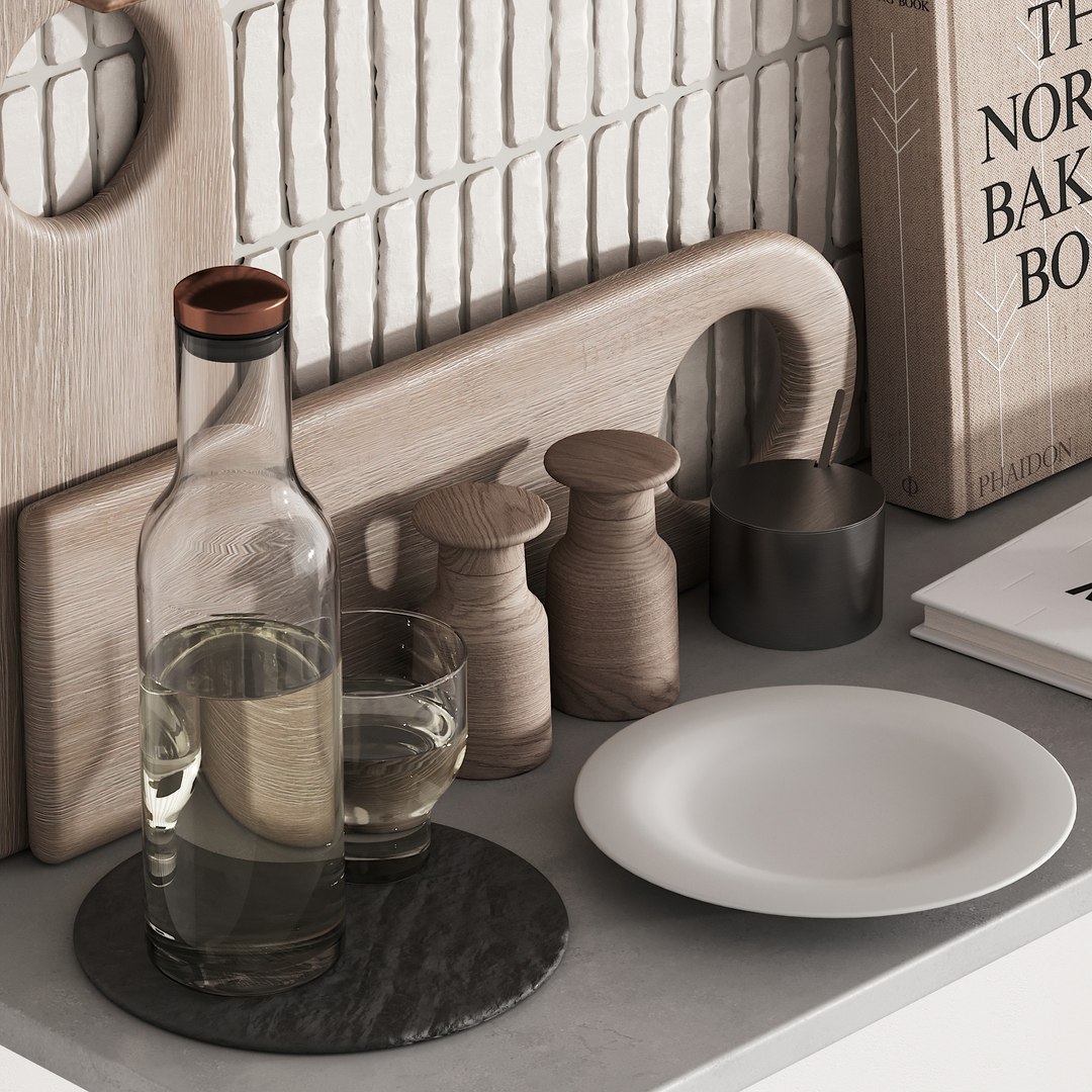 163 kitchen decor set accessories 06 scandi nordic menu 01 3D