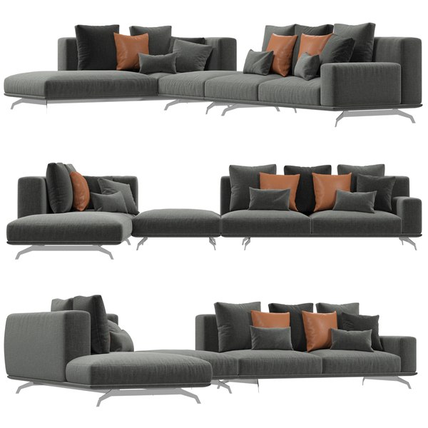 3D ditreitalia dalton sofa - TurboSquid 1306316