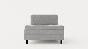 Lucky Complete Bed Package 140x200 Polyeter Diamond Bed Wave