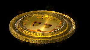 High Detailed Bitcoin Crypto Coin Token Blockchain Nft 4