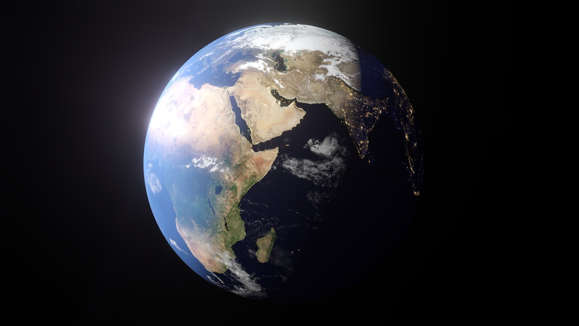 Earth Rig Night 3D Model - TurboSquid 1680838