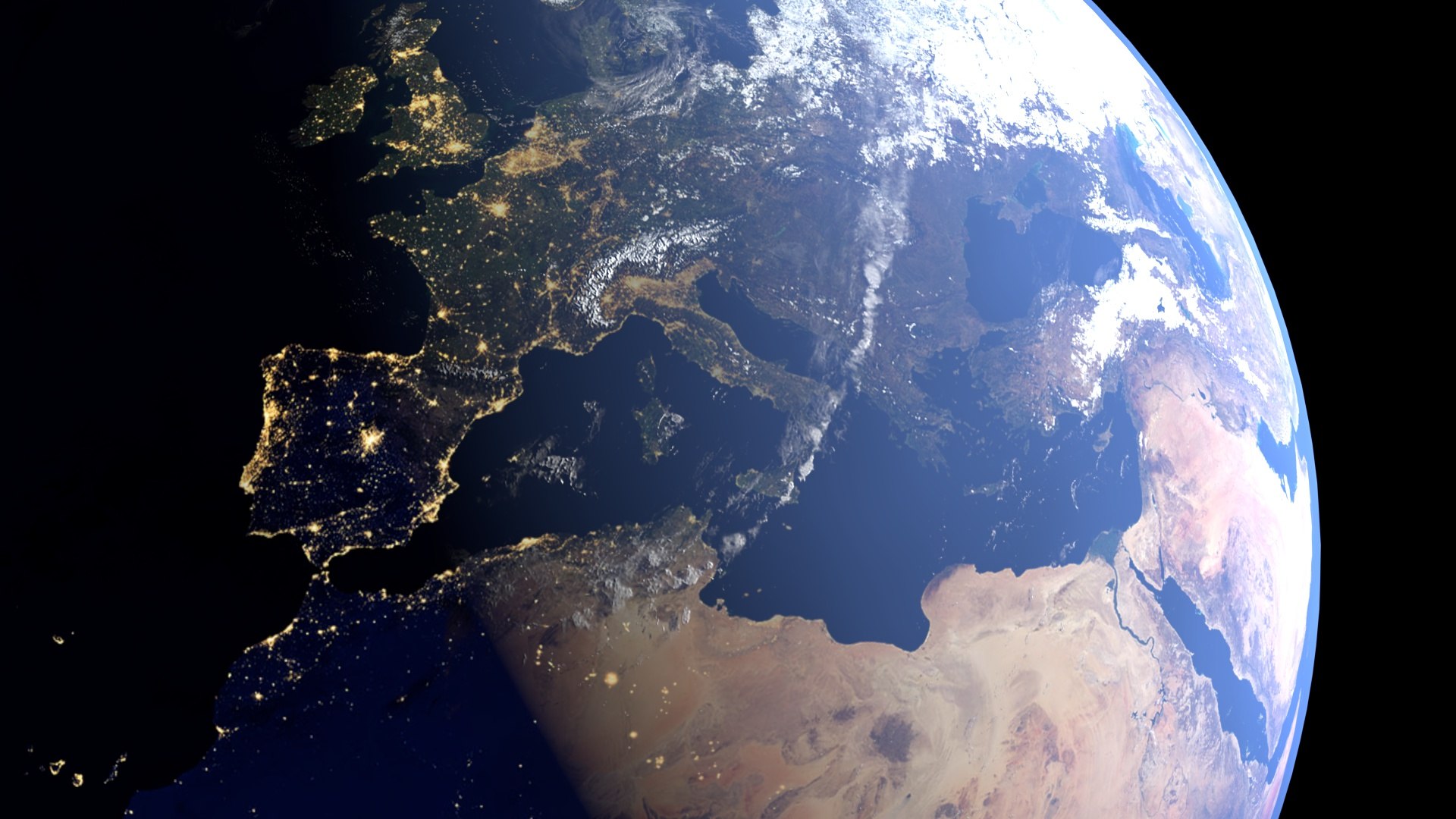 Earth Rig Night 3D Model - TurboSquid 1680838