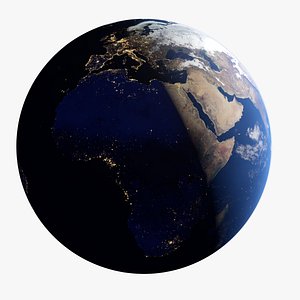 Earth 32K Auto NightDay Rigged