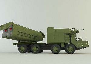 4K51 Rubezh Russian Defense 3D model