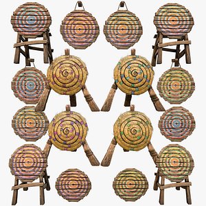 Medieval Wooden Target Furniture Training Camp Pack