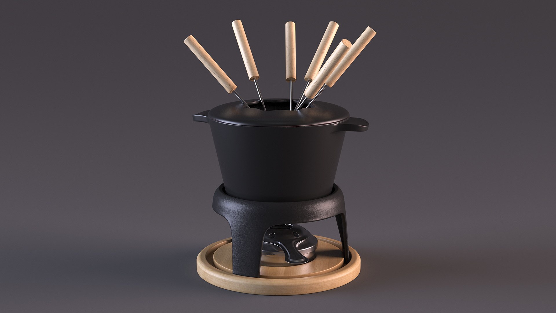 3D Cheese Fondue Set Black model https://p.turbosquid.com/ts-thumb/wA/SdXqRC/0F/cheesefonduesetblackvray3dmodel005/jpg/1697459471/1920x1080/fit_q87/9b61646cb65040e969cda8a606778140c8a33bc3/cheesefonduesetblackvray3dmodel005.jpg