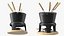 Cheese Fondue Set Black