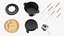 Cheese Fondue Set Black