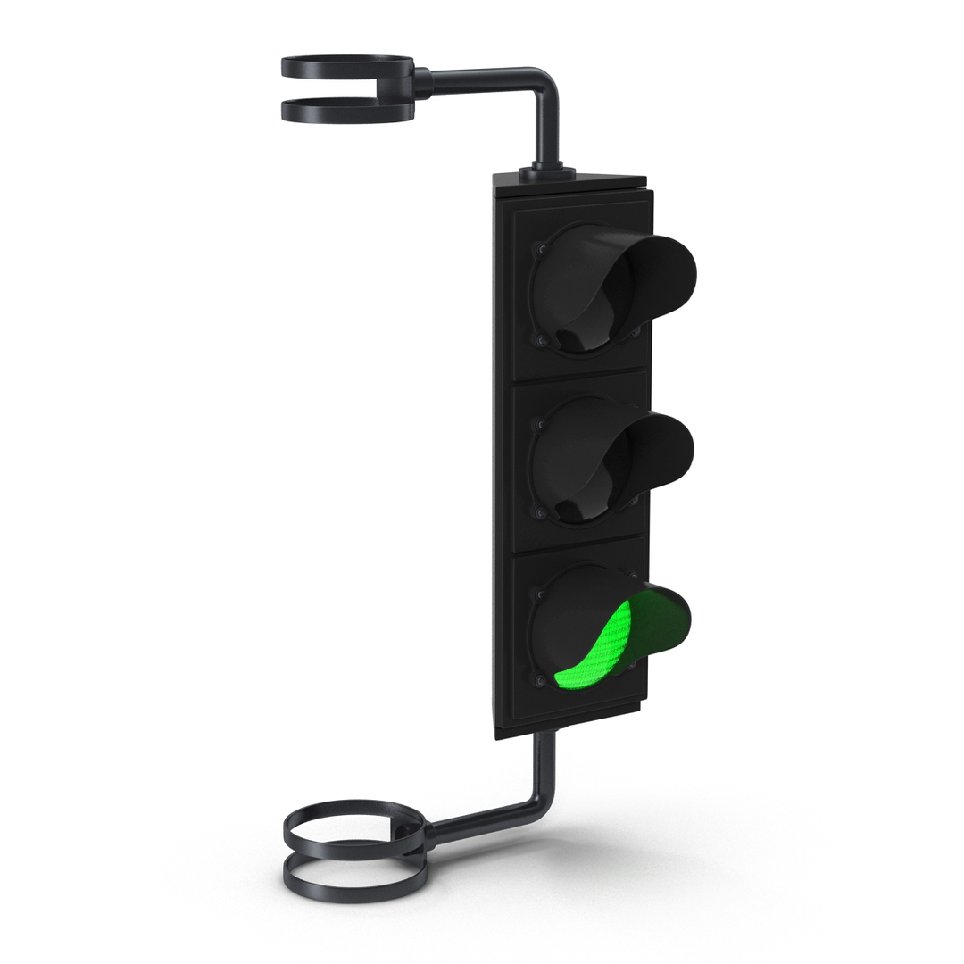 Stop Light 5 3d Model