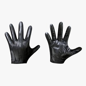 Leather Gloves 3D