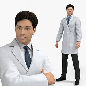 3D model Doctor Rigged