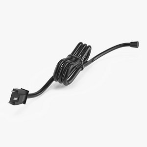 3D Flexible Three Plug Cord model