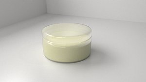 3D cream container 2