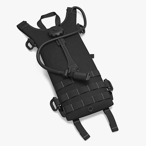 Hydration Backpack Carrier Black Lying