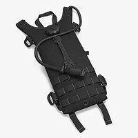 Hydration Backpack Carrier Black Lying