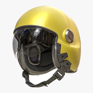 Msa gallet lh050 Pilot Helmet 3D model