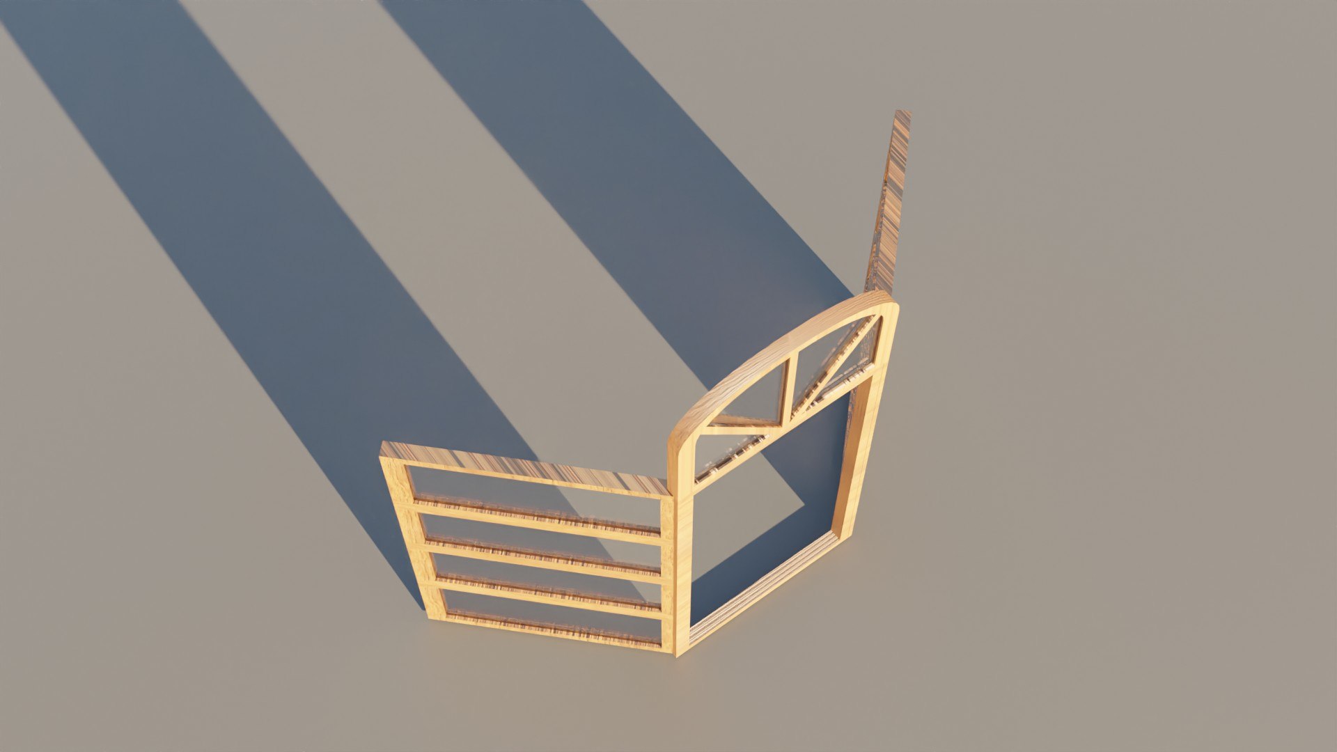 Free 3D Model Opened Window Glass - TurboSquid 2376057