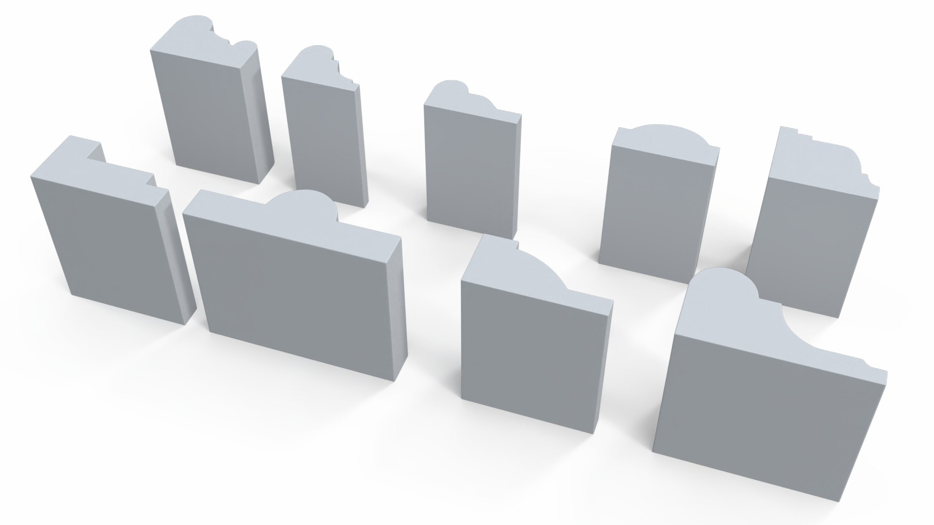 Set Molding Gypsum Part 3 3D Model - TurboSquid 2268613