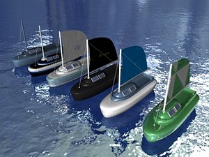 sail boats 3ds