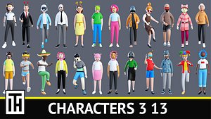 Characters 3 13 3D model